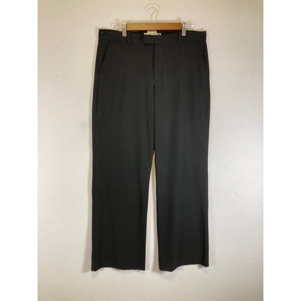 Professional Old Navy Women 12 Black Essential Stretch Straight Leg Trousers